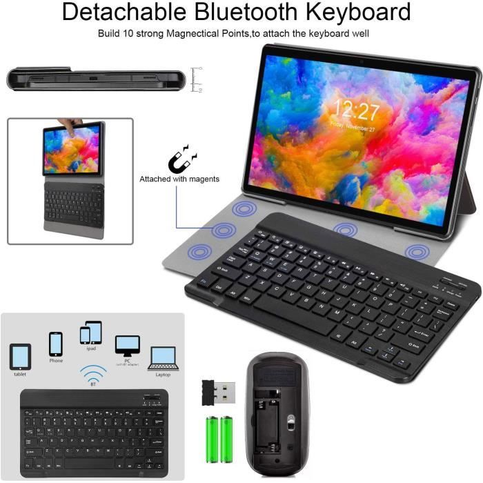 Tablette Tactile DUODUOGO P6 64Go+4Go,10.1"HD,WIFI+4G3