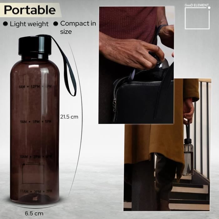 , gourde eau, gourde 500ml, gourde rappel boire, gourde sans bpa