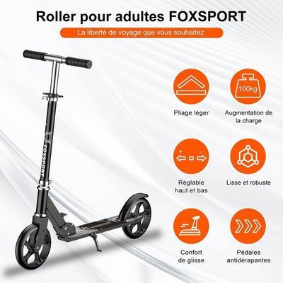 Trottinette Enfant Fuchsia Roues Gonflables 12 P 2 Freins Max 50kg Dès 5 Ans L11