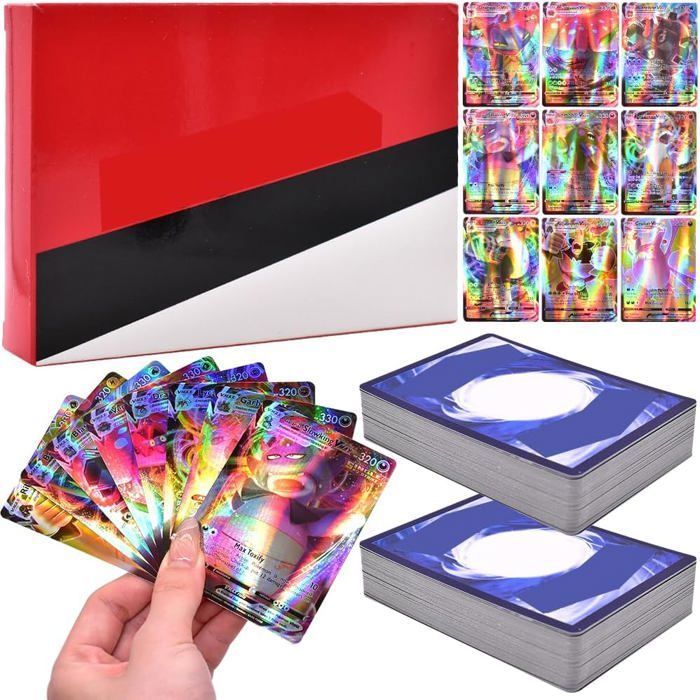 Lot De 55 Cartes à Collectionner En PVC – Cartes De Jeu Haute Qualité, Pour Collectionneurs