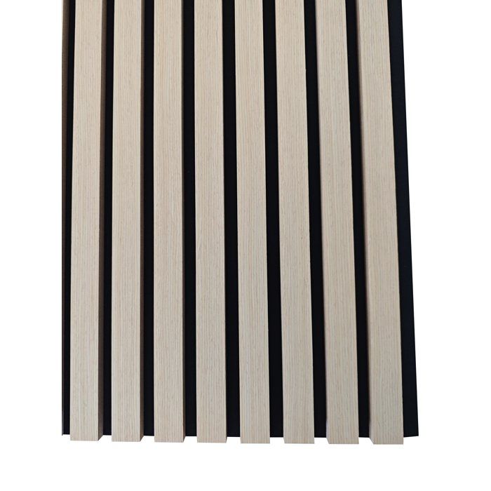 Pack 2 Panneaux Acoustiques Décoratifs 120x60 Cm – Chêne Naturel & Feutre Gris, Isolation Phonique & Design Scandinave Moderne