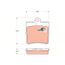 Mintex MDB3755 Lot de plaquettes de frein DISQUE DE FREIN AVANT