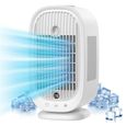 Mini Clim Mobile – 4 Niveaux, 7 LED, Autonomie 2h, USB Silencieux Corvina