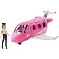 Avion de Rêve Barbie - Mobilier coffret poupée pilote - Plus de 15 accessoires - Jouet pour enfant - GJB33-0