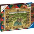 Puzzle Harry Potter 1500 pièces - La carte de Poudlard - Ravensburger-0