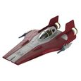Maquette Star Wars : Build & Play : Resistance A-Wing Fighter : Rouge aille Unique Coloris Unique-0