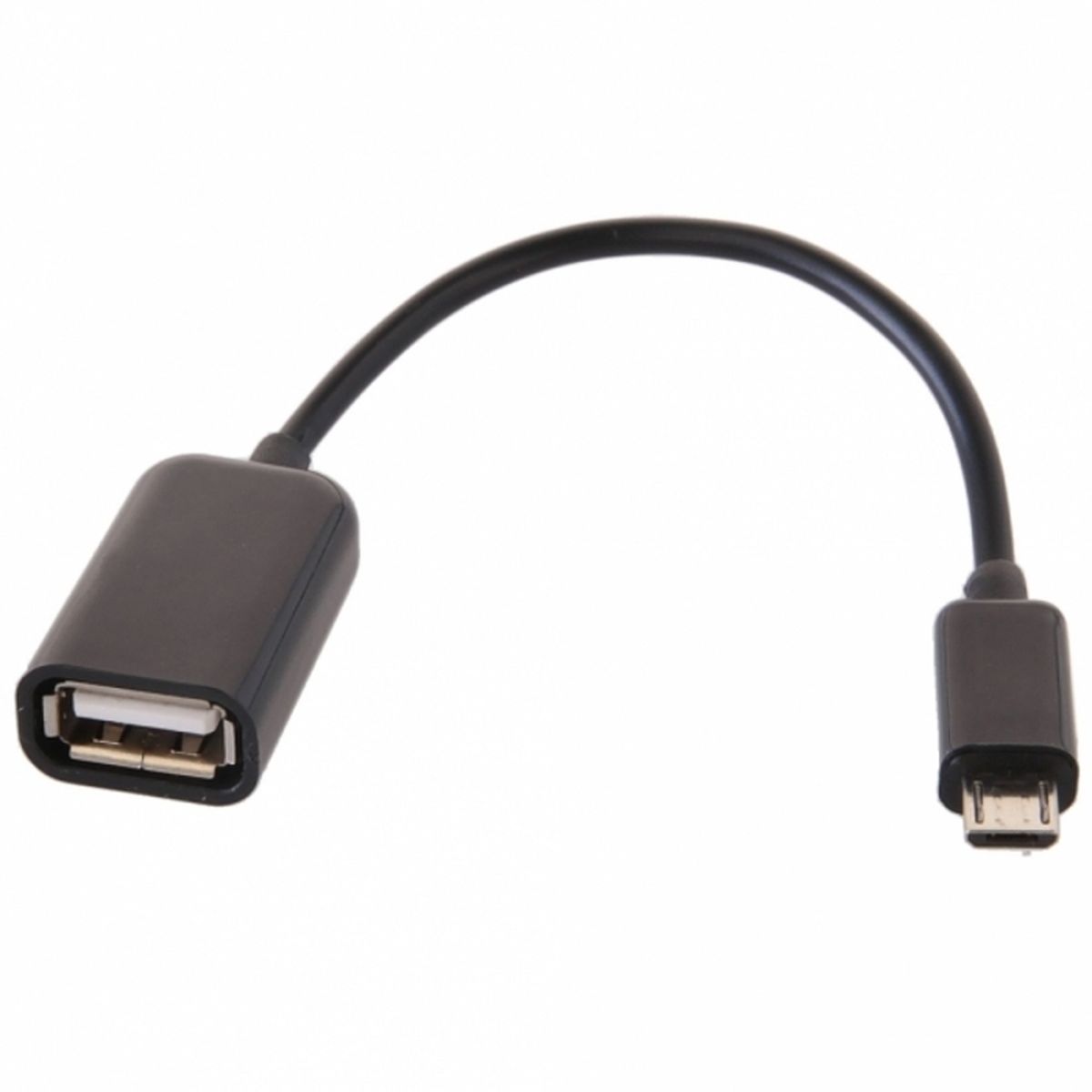 Cable Adaptateur Usb A Connecteur Usb 2 0 A Femelle Vers Micro Usb 2 0 B Male Otg Noir 0 20 M Prix Pas Cher Cdiscount