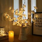 WINNES Guirlande Lumineuse Led Simulation Papillon Orchidée Branche Lampe Maison Chambre Décoration Blanc(3PCS)