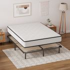 DEWINNER Ensemble Sommier + Matelas mémoire de forme 160x200x22cm