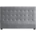Tête de lit - MENZZO - Luxor - Capitonnage classique-chic - Argent - Vintage