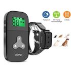 VINSIC Collier De Dressage pour Chien, Colier Anti Aboiment Chien avec Télécommande et Ecran LCD 5 niveux de Vibration Choc Electrique Bip