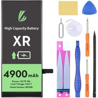 atterie pour iPhone XR, Batterie au Lithium-ION Haute Capacité avec KIT Outils de Réparation et afhesif fixation