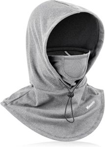 Cagoules Coupe-Vent Masque De Ski Hommes Et Femmes,Gris Moto D'Hiver Balaclava Ski Cache Cou Chaud Cyclisme Snowboard Les Sports - Auto