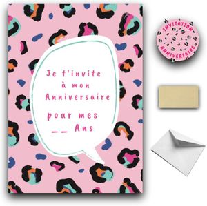 BCI020 - 8 Invitations Avec Enveloppes - Invitation Anniversaire - Lilo Et Stitch