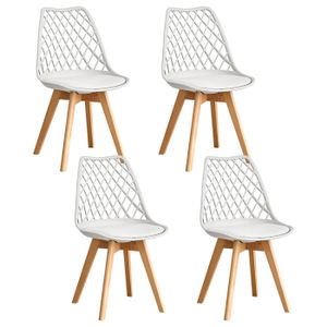 Lot de 2 chaises de bar WELLINGTON Transparent