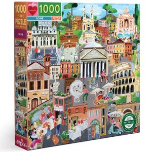 PUZZLE Puzzle 1000 pièces - Eeboo - Rome - Voyage et cart
