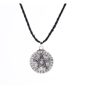 Norse Nordic Sun Roue Collier Pagan scandinave Hommes Pendentif Slave Steampunk