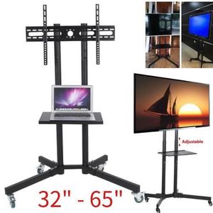 Support Tv Sur Pied A Roulette Achat Vente Pas Cher