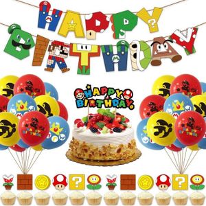 Decoration Gateau Anniversaire Mario Cdiscount Decoration Gateau Anniversaire Mario Cdiscount