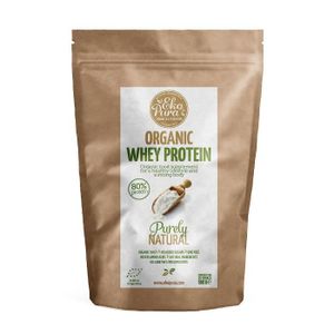 PROTÉINE Compléments Alimentaires Pour Sportifs - Whey Protein Naturel 80% Protéines Protéine Lactosérum Bio Certifié Sans Additifs 500 G