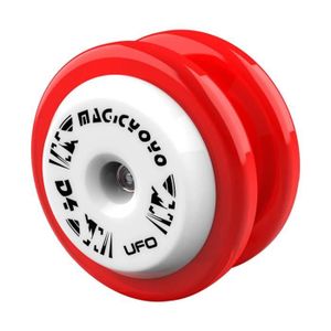 YOYO - ASTROJAX rouge blanc - Balle de Yo-yo en plastique avec retour automatique et UL, accessoire divertissant et rotatif,