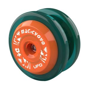 YOYO - ASTROJAX Orange vert - Balle de Yo-yo en plastique avec retour automatique et UL, accessoire divertissant et rotatif,