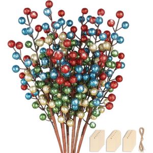 COFFRET DE DÉCORATION Décorations de Noël en forme de baies colorées - A