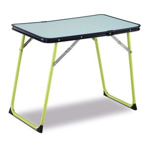 TABLE DE JARDIN  Table de jardin pliante Solenny - Plateau Durolac 78x58cm - Renfort extérieur en acier