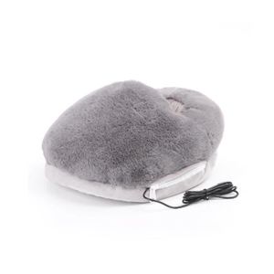 Chauffe-pieds USB, rechargeable par USB, chauffe-pieds chauffants  électriques en peluche douce pour l'hiver, coussin chauffant [530]