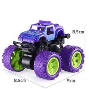 ACCESSOIRES HOVERBOARD couleur violet Voiture Monster Truck à quatre roues pour enfants, jouet de dinosaure à inertie, véhicule de c