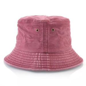 CHAPEAU - BOB 53-55cm - Enfants rouges - Chapeau de soleil en coton pour hommes et femmes, casquette de plage en plein air,