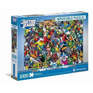 PUZZLE Puzzle Impossible 1000 pièces - DC Comics - Clementoni