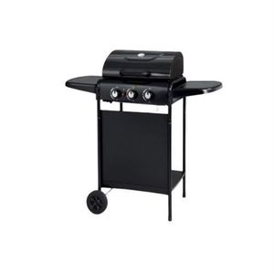 BARBECUE CookingBox Barbecue 3 feux BBQ3F 3000 W Noir - 345