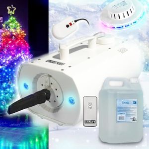 MACHINE À NEIGE Machine à neige artificielle de Noël à LED, Effet 