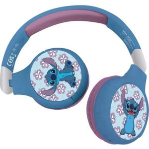 CASQUE AUDIO ENFANT Casque 2 en 1 Disney STITCH   Bluetooth® et Filair