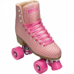 PATIN - QUAD Patins à roulettes - IMPALA skate - Pink Tartan - 