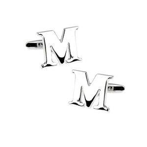 Lettre r Acier Or Classique Mariage Hommes une paire de boutons de manchette en acier inoxydable