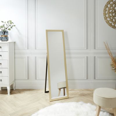 Grand Miroir Mural Psyché Rectangulaire 110x38 Cm - Sans Cadre, Multicolore