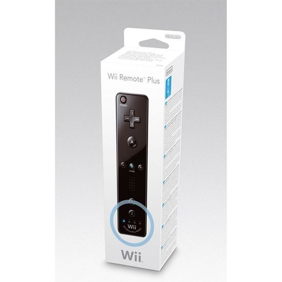 Télécommande Wii Plus Noire
