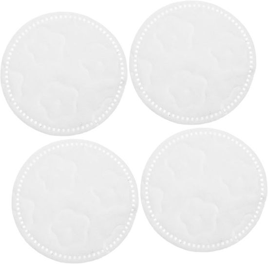 Boîte De Rangement Transparente Pour Disques Coton – Design Compact Rond, Idéale Salle De Bain, Organisateur Démaquillant élégant