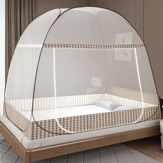 Moustiquaire De Lit Pliable Pop-Up Pour Lit Simple - Tente Anti-Moustiques Camping Et Chambre