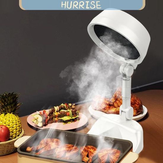 Blanc,Hotte Portable De Cuisine, Pliable Mini Hotte Aspirante Et Purificateur Hotte De Cuisine De Bureau Ions Negatifs Pour Dortoir Camping Barbecue Interieur Fondue 92069454