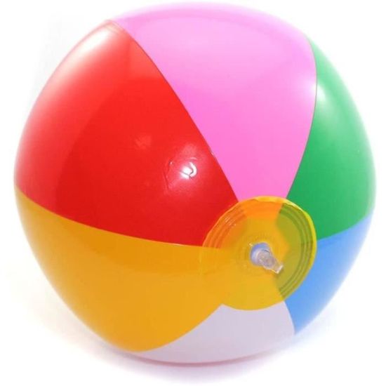Ballon de plage gonflable GOTOTOP - 51cm - Quatre couleurs - Pour