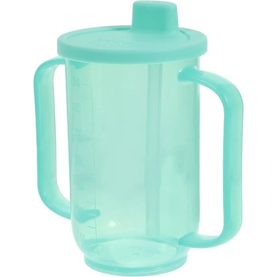 Gobelet le plus froid avec poignée et paille - Gobelet 100% anti-déversement avec paille (3 couvercles) - Gobelets isothermes inoxydables sans fuite en acier inoxydable pour femmes et hommes - 1,06 L