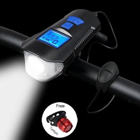 Lampe Solaire Pour Vélo - Rechargeable Par USB
