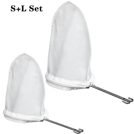 Filtre Lait Amande Soja Lot De 6 Sacs à Lait Végétal En Nylon Réutilisables 30x20 Cm - Filtre Lait De Noix, Soja, Jus, Thé, Café Cheese Cloth