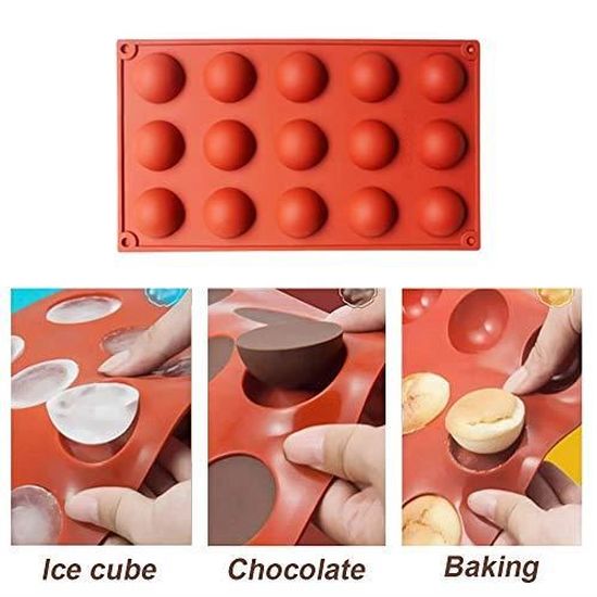 Mini Moules En Silicone Demi-sphère – Parfaits Pour La Pâtisserie