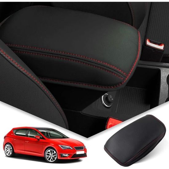 Accoudoir Central Universel Réglable Pour Voiture - Compatible Seat Ibiza, Leon, Toledo, Noir