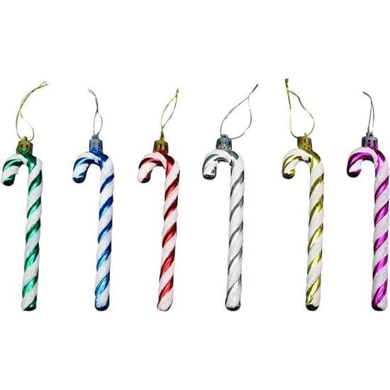 Cannes De Noël Gonflables 90cm - Lot De 4 - Décoration Festive Pour Sapin, Jardin - PVC Rouge Et Blanc