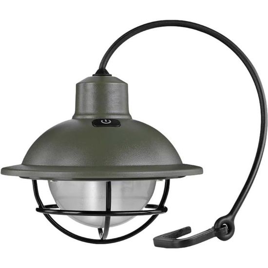 Lampe De Camping Rechargeable USB-C | 2 Modes Lumière, IP44 Étanche, Crochet | Pour Tente, Randonnée, Vélo - Vegena